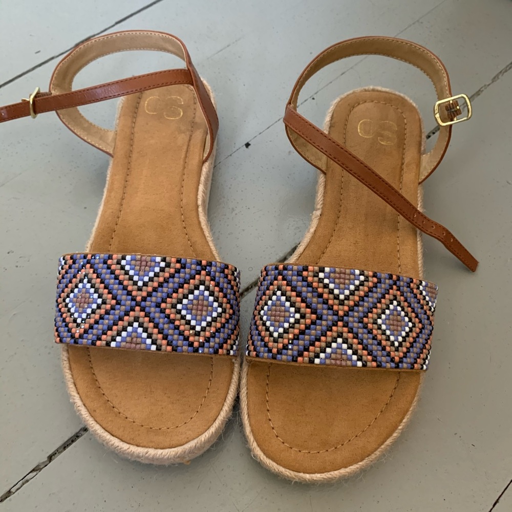 Geometric sandals